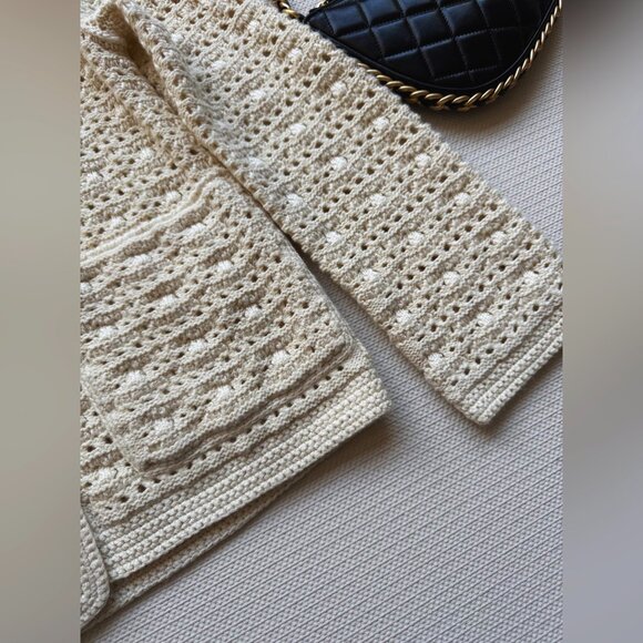 LORO PIANA Arola crocheted cashmere-blend cardigan - Picture 10 of 12